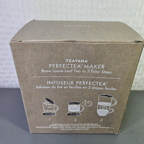 Teavana Perfectea Maker Loose-Leaf Tea Infuser 16oz New In Box - Picture 3 of 5